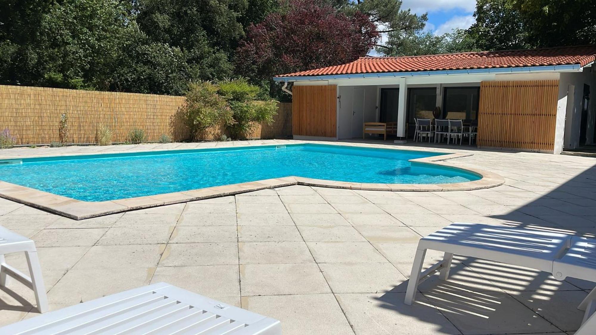 Maison Dharma A 5Km De La Plage Avec Sauna Mimizan Exterior photo