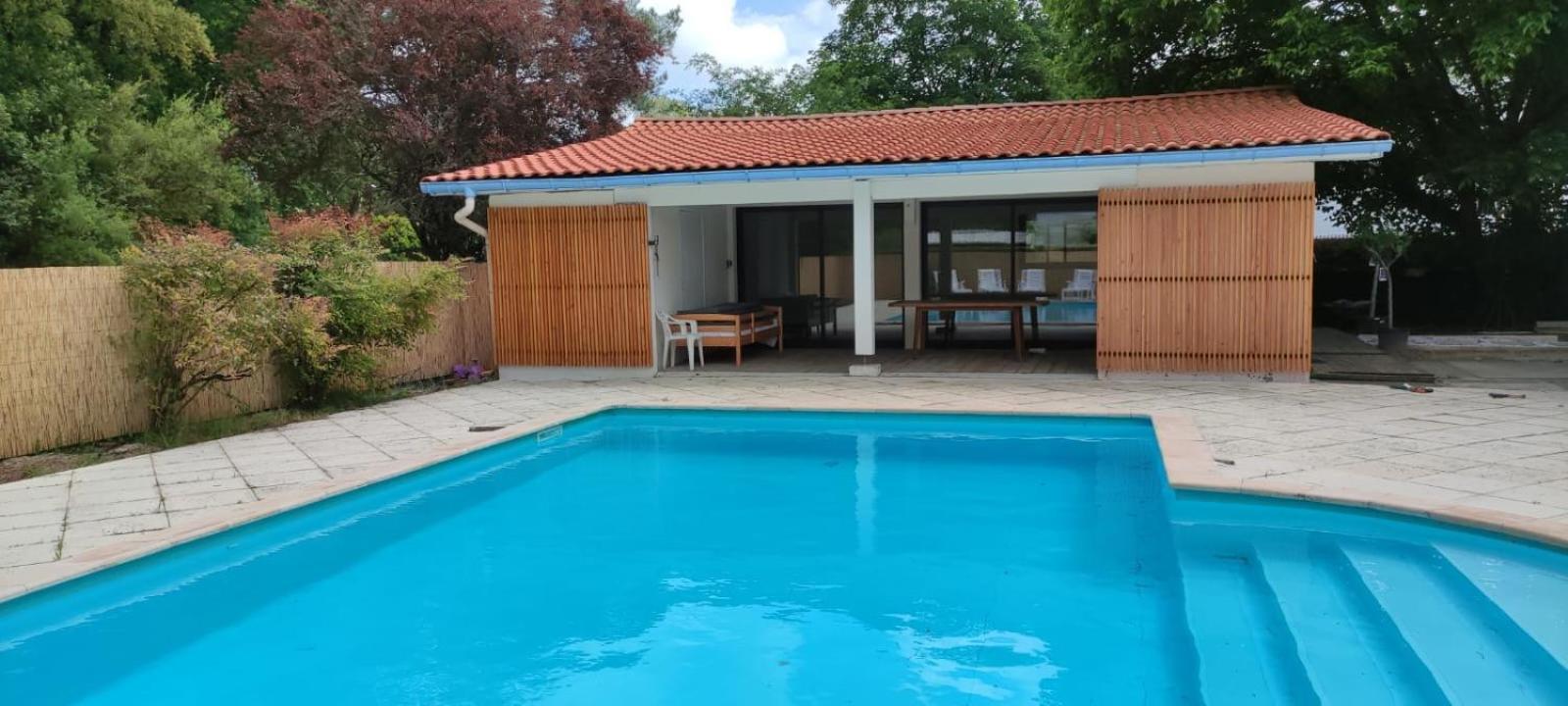 Maison Dharma A 5Km De La Plage Avec Sauna Mimizan Exterior photo