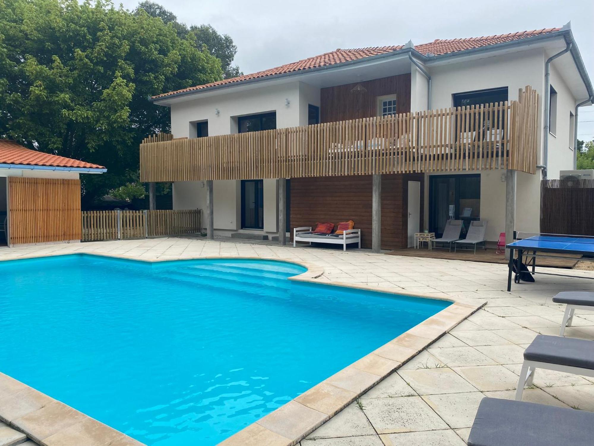 Maison Dharma A 5Km De La Plage Avec Sauna Mimizan Exterior photo